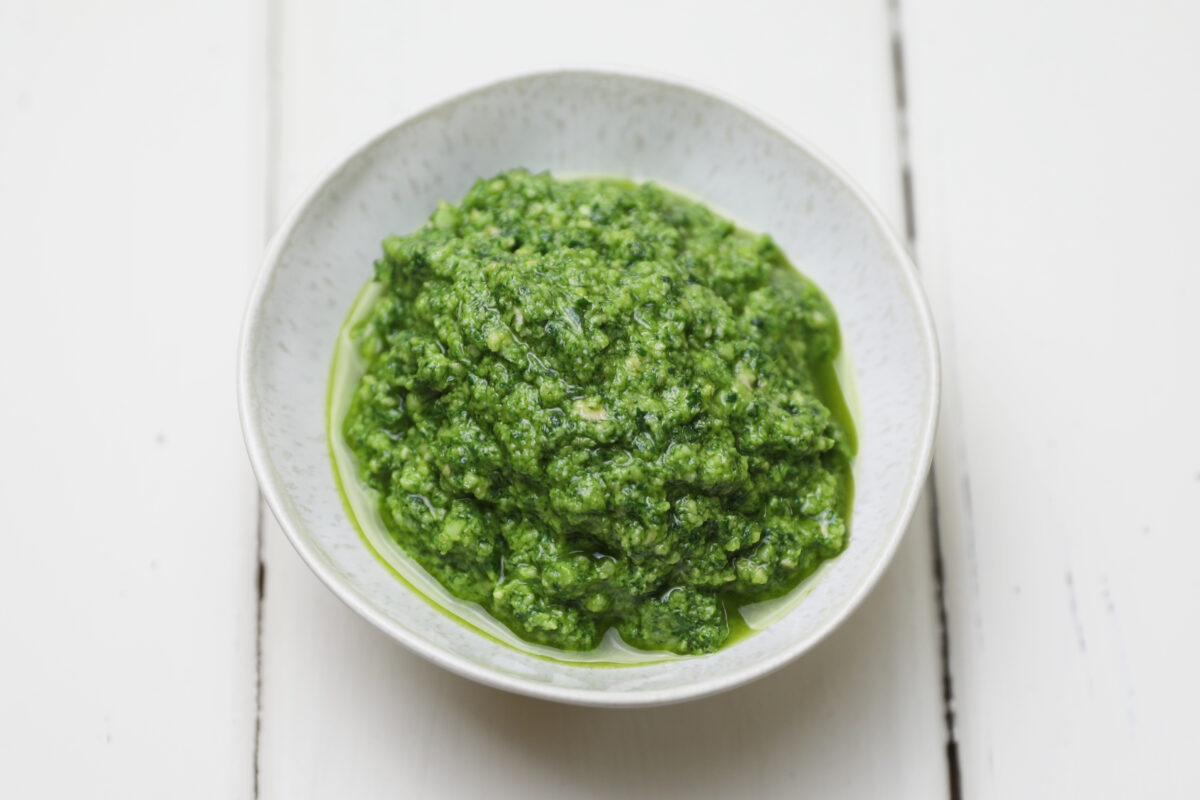 Schnelles Rucola-Pesto - Die Kleckerei Schnelles Rucola-Pesto - Die Kleckerei